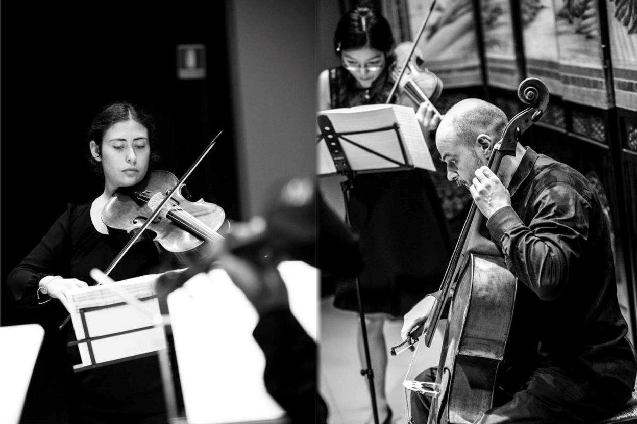 Giulia Arnaboldi, viola e Antonio Braidi, violoncello (Foto Antonio Pupa)