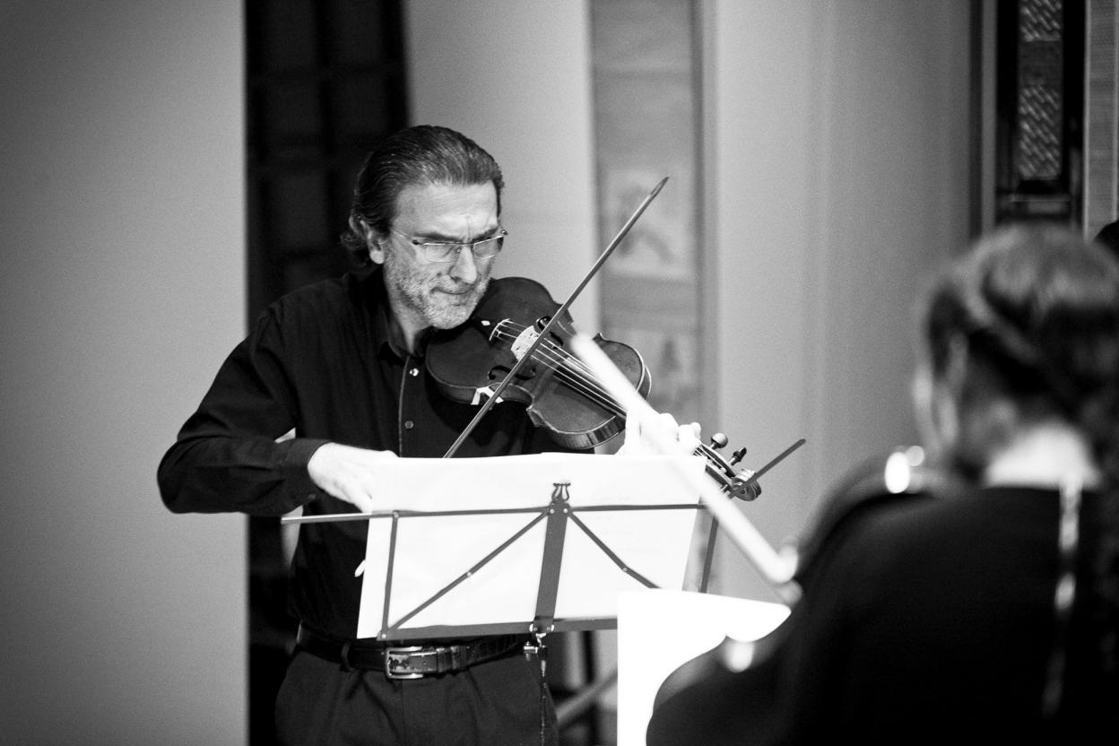 Maurizio Cadossi, violino, con musiche di Giuseppe Verdi e Giacomo Carcani (Foto Antonio Pupa)