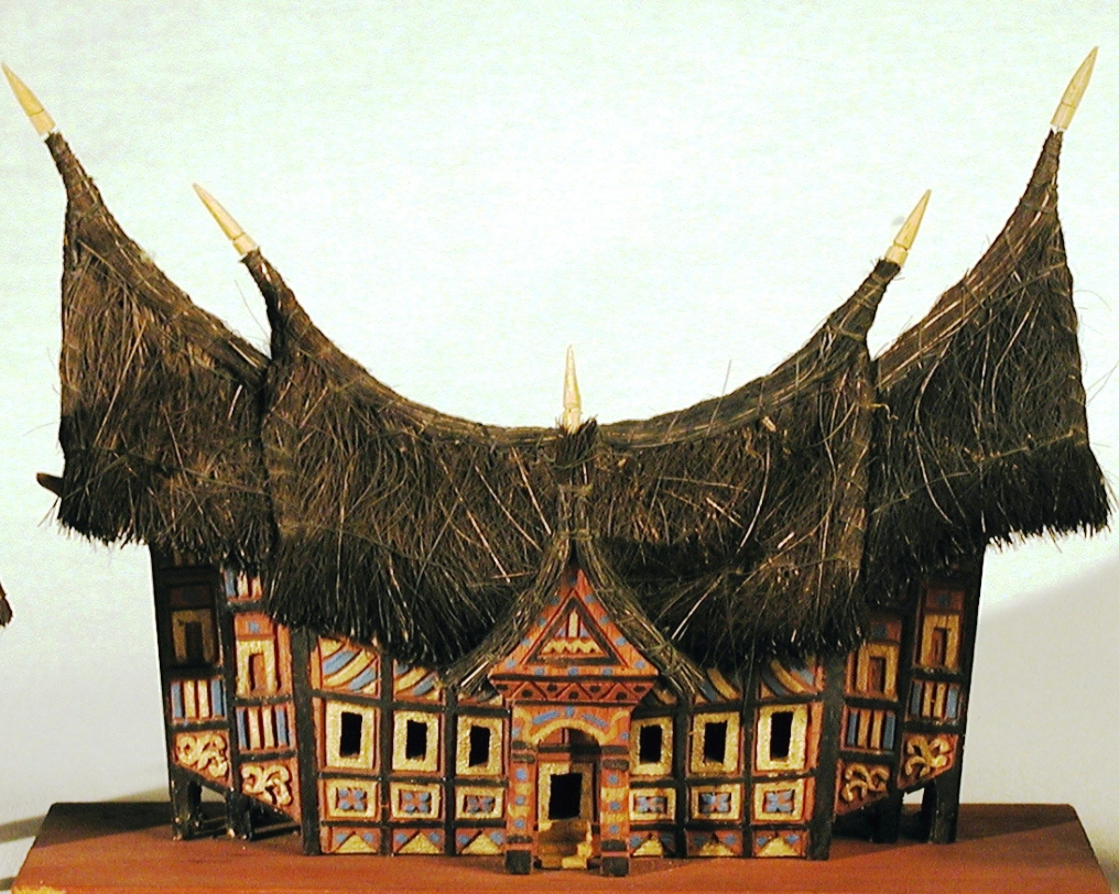 Typical minangkabau house model