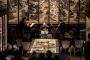 Lo spettacolo "Il Suono Verdiano" davanti al Paravento Cinese, nelle serate del Festival Verdi Off, con il quartetto d'archi del Laboratorio Suono Verdiano e la soprano Elenoora Rossi (Foto Antonio Pupa)